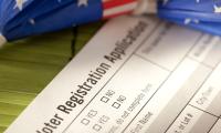 Voter registration form Thumbnail