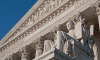 Statue in front of the US Supreme Court