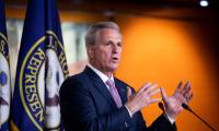 Kevin McCarthy speaking at a podium