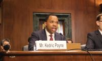 CLC's Kedric Payne offers testimony during a hearing.