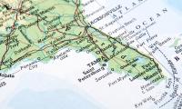 A map of the state of Florida
