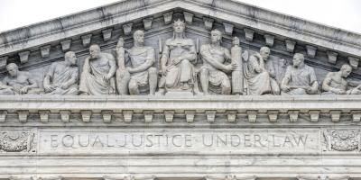 Facade of Supreme Court building