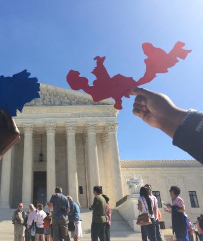 Gerrymandered districts before U.S. Supreme Court