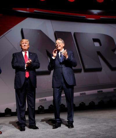 NRA Executives with President Donald Trump
