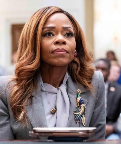 U.S. Representative Sheila Cherfilus-Mccormick (D-FL) at a hearing of the House Ethics Committee at the U.S. Capitol in Washington, DC