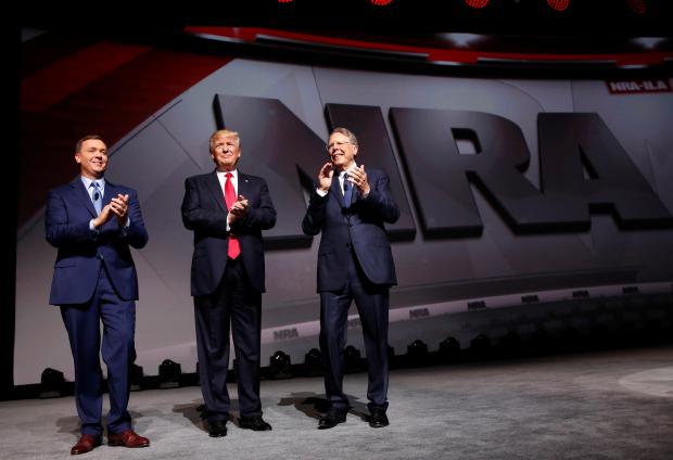 NRA Executives with President Donald Trump