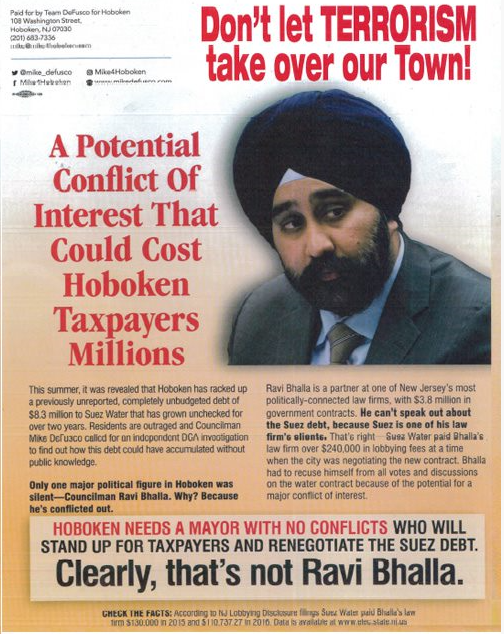 Hoboken Mayor  Bhalla